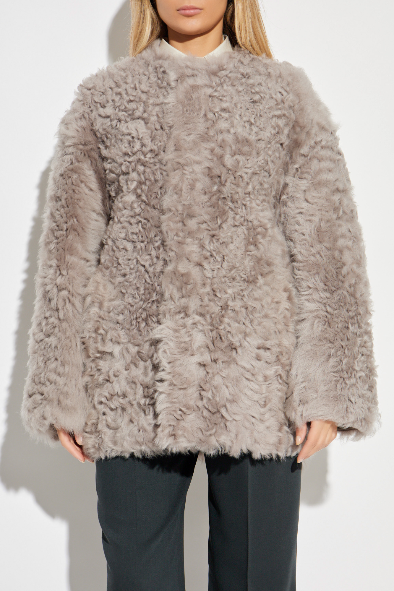 Ami Alexandre Mattiussi Shearling coat | Women's | Vitkac